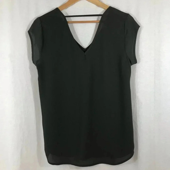 Halogen Double V-neck Top - Picture 5 of 8
